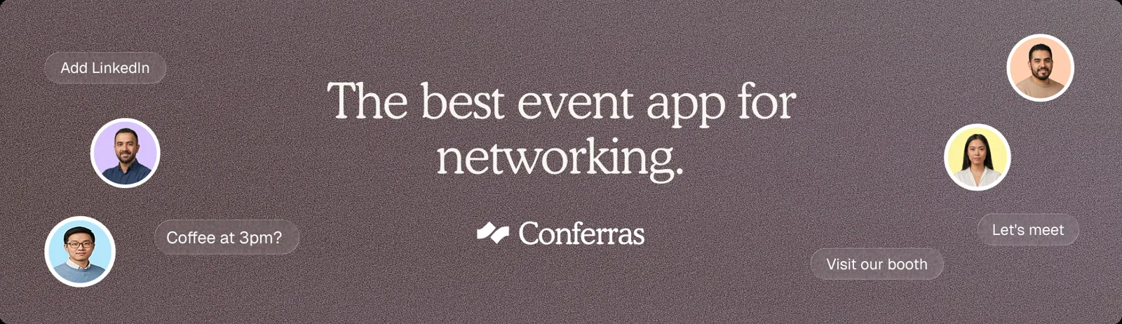 Conferras, the event networking app for conferences and summits